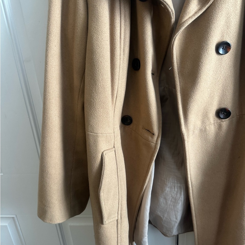 Old Navy Tan Peacoat